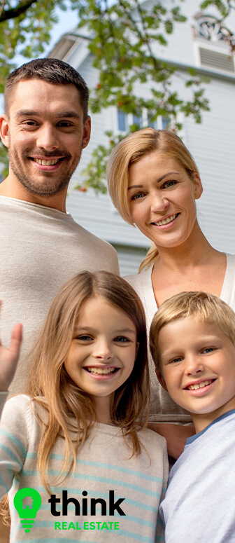 Happy Family in New Home